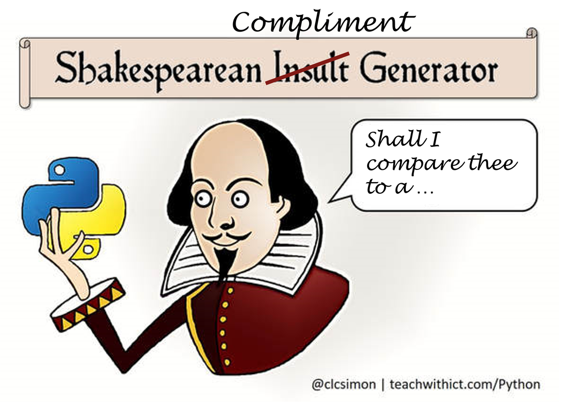 Shakespearean compliment generator
