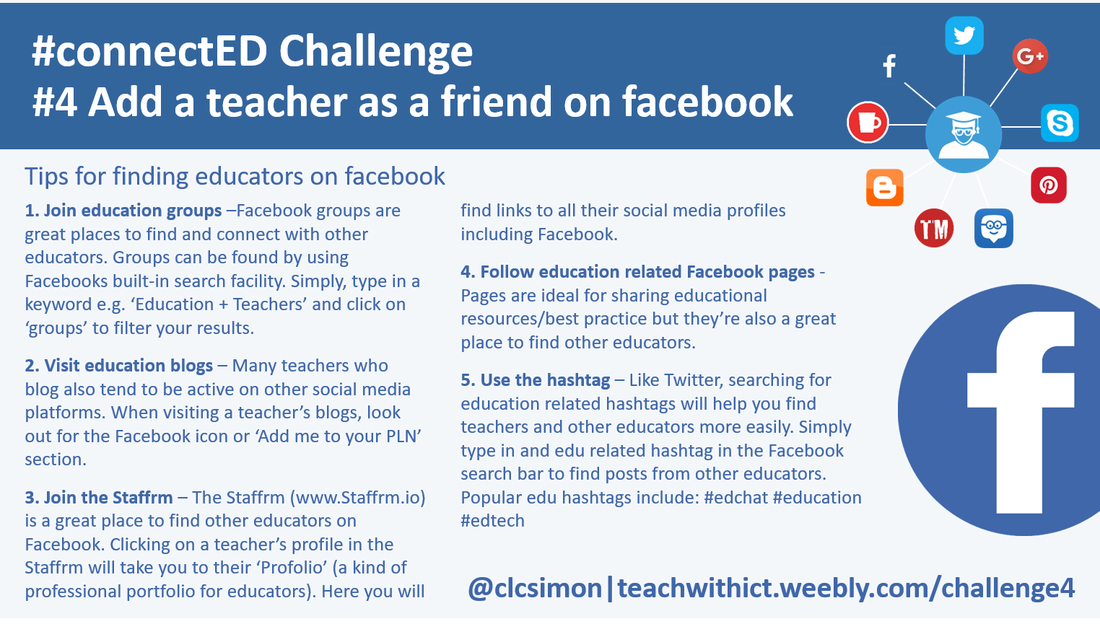 A guide to adding/finding teachers on Facebook